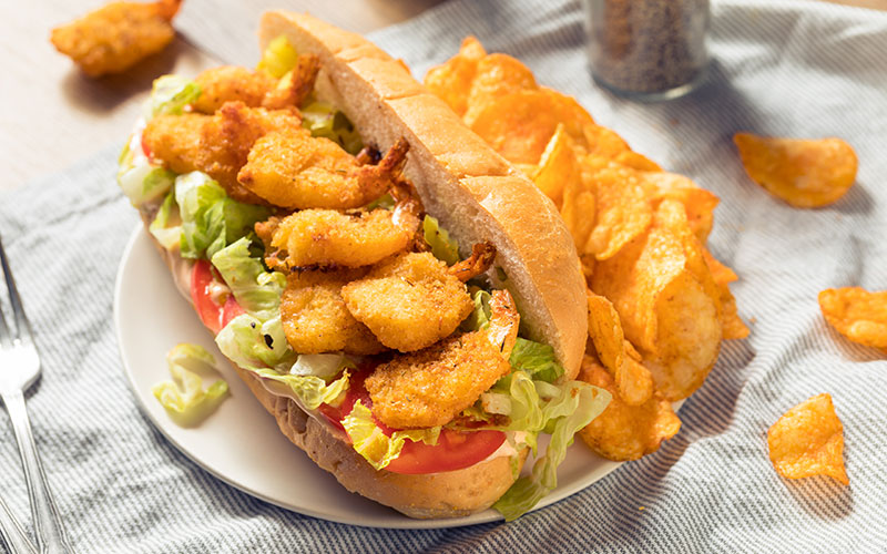Po boy sandwich