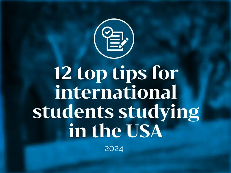在美国留学的12点建议