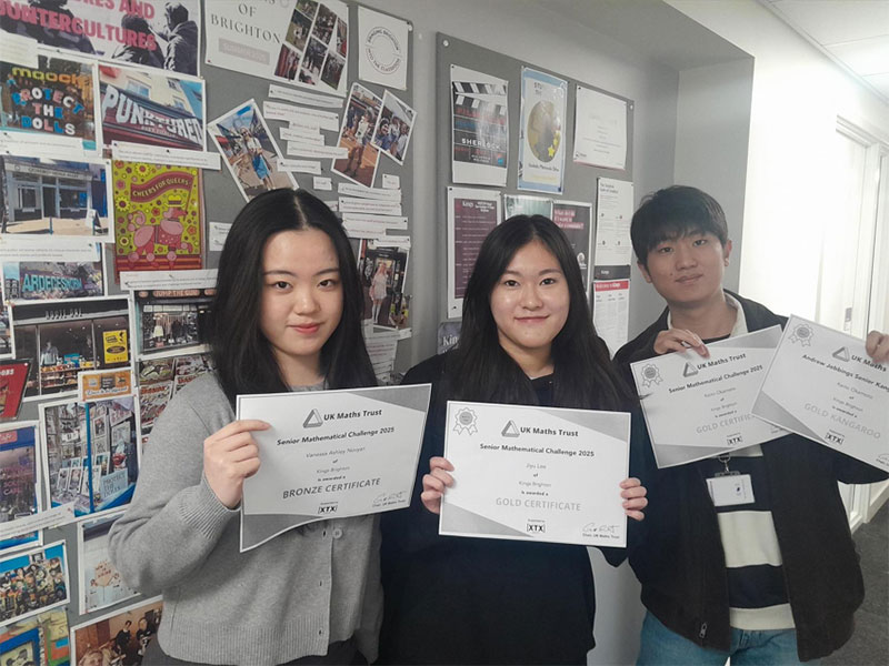 Kings布莱顿学子勇夺英国UKMT高级数学挑战赛佳绩